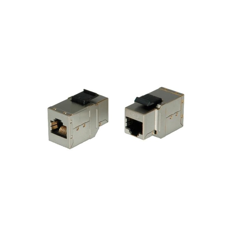 ROLINE RJ45 Keystone Modular Coupler, Cat.6/Classe E, STP, argento