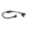 Cavo audio ROLINE Y con spina stereo da 3,5 mm (2 linee di altoparlan