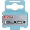 Punta KS TOOLS 1/4&quot; IN ACCIAIO INOSSIDABILE, 25mm, TB15, confezione d