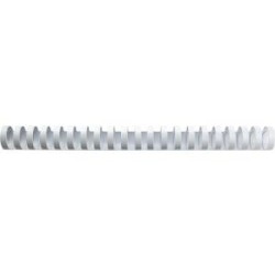 GBC 50 CERLOX 25MM BIANCO 21A (GBC 4028202 CombBind Binding Combs 25m