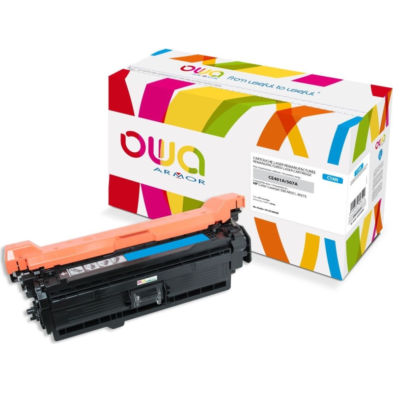 Cartuccia toner laser ciano Armor K15538OW da 6.000 pagine e cartucci