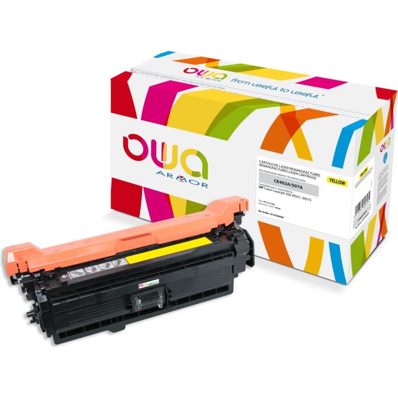 Toner laser giallo e cartuccia Armor K15540OW ​​​​Cartuccia d