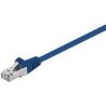 Cavo patch schermato CAT5e blu 5,0 m (68057)