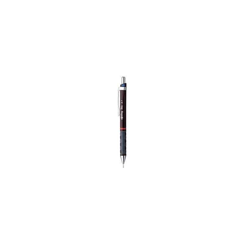 Matita fine rotring Tikky 0,7 mm, rosso vino con codice colore, croma