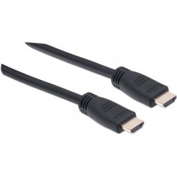 Cavo HDMI ad alta velocit&agrave; Manhattan In-Wall CL3 con Ethernet - HDMI