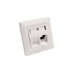 InLine - uscita - RJ-45 X 2 - bianco, RAL 9010 (76201R)