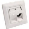 InLine - uscita - RJ-45 X 2 - bianco, RAL 9010 (76201R)