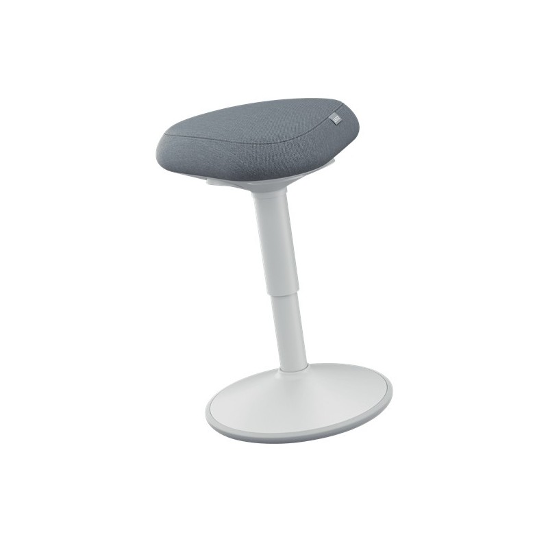 Leitz Ergo Active Sitting Stool with Comfort Seat Light Grey