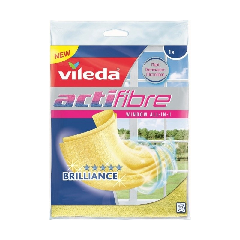 Cleaning Cloth Vileda 151708 Microfibre Polyvinyl Acetate (PVA) Yello