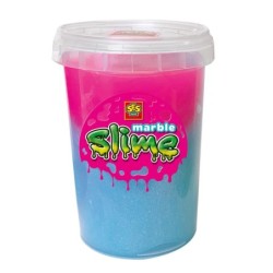 SES CREATIVE Children&#039;s Blue and Pink Marble Slime, 200g Pot, 3 Years