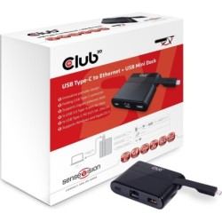 Club 3D SenseVision Adattatore USB 30 C Ethernet Gigabit LAN USB 3