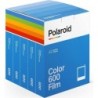 Polaroid Film 600 Color 40Bilder 5x8 Bilder,farbig,Rahmen weiss