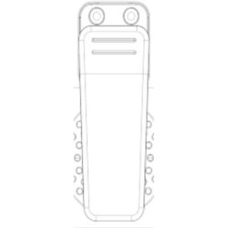 Yealink SIP DECT telefono SIPW59R zbh clip da cintura