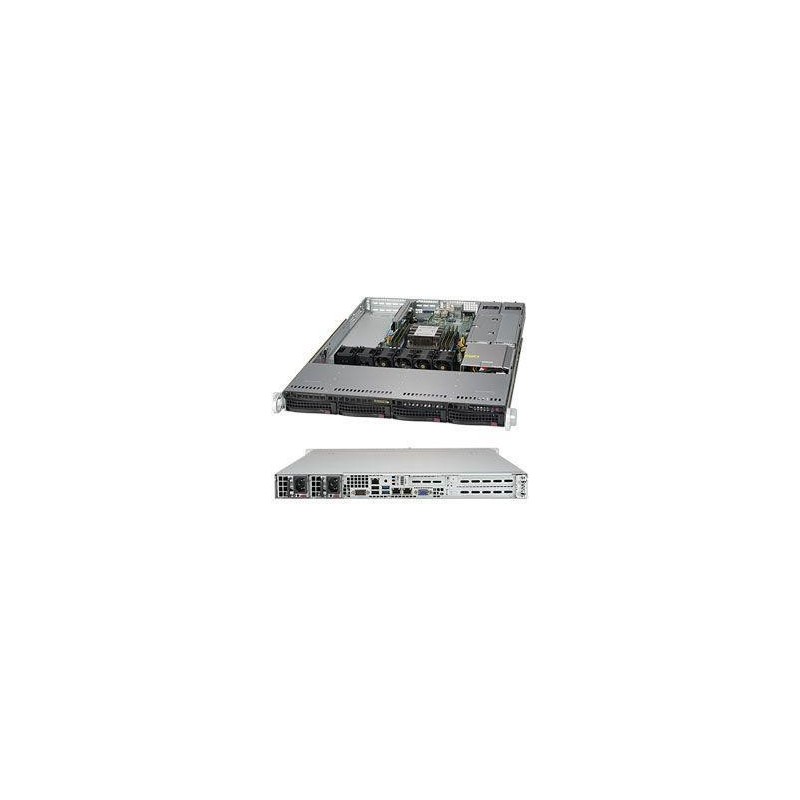 SUPERMICRO SC815 TQC-R504WB2 Montaggio su rack, 1U