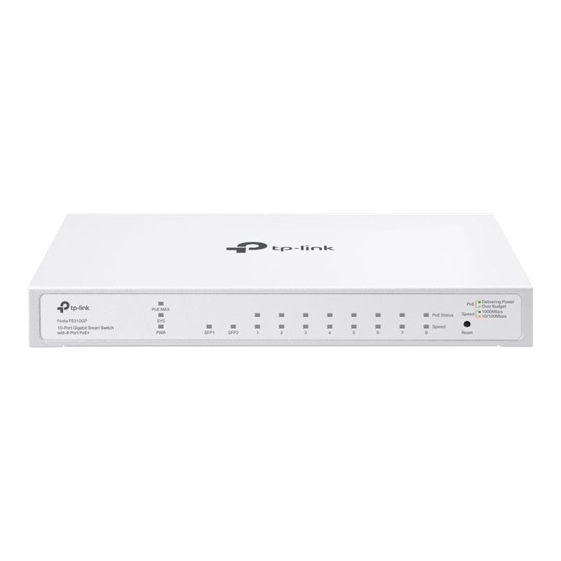 WITH 8-PORT POE+ PORT:8 GIGABIT