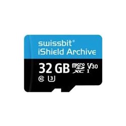 Scheda microSD da 32 GB Swissbit PS66u iShield Archive