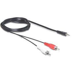 Delock cavo audio spina jack da 35 mm 2 x spina cinch 5 m