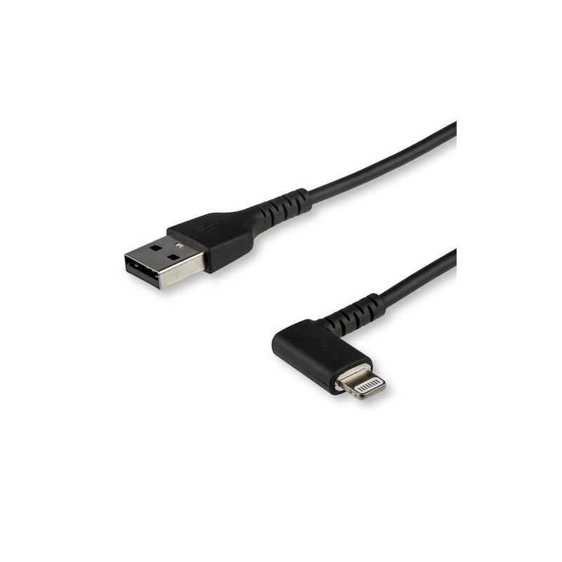 StarTech.com Cavo da USB-A a Lightening da 1m durevole - nero ad ango