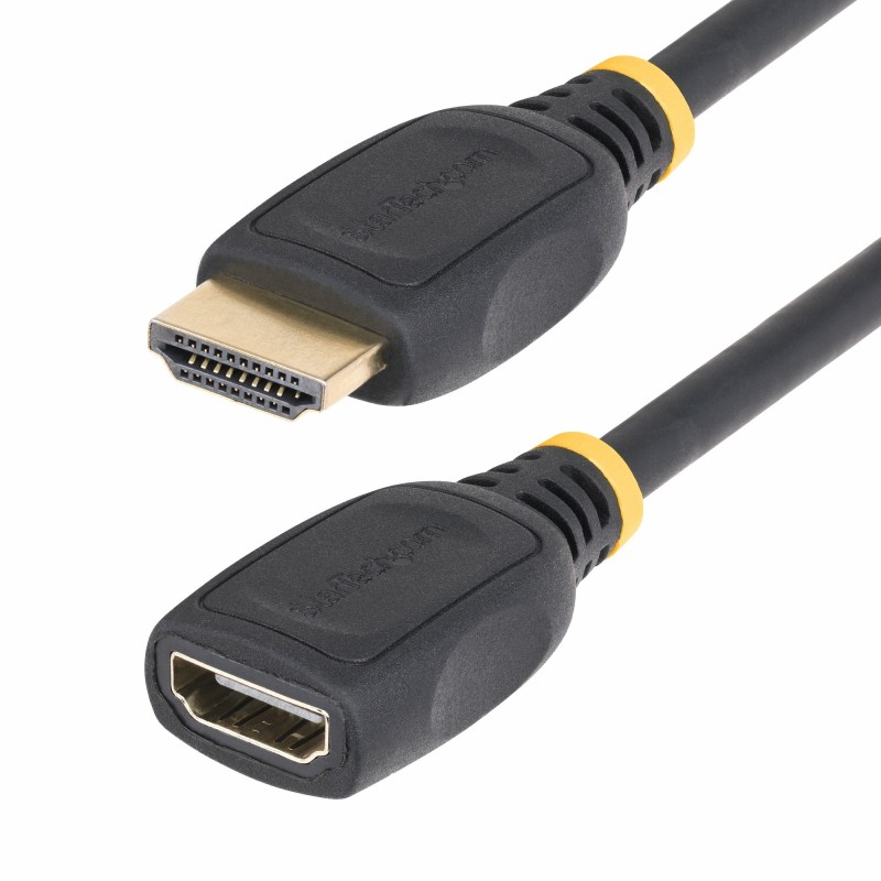 StarTech.com Cavo prolunga HDMI 2.0 da 1m, cavo HDMI ad alta velocità, 4K 60Hz, cavo adattatore di prolunga HDMI da maschio a