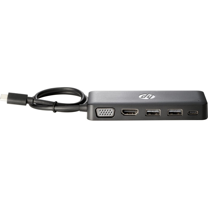 HP USB-C Travel HUB USB 3.2 Gen 1 (3.1 Gen 1) Type-C Nero