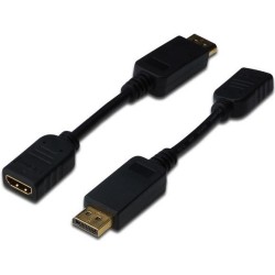 ADATTATORE HDMI FEMMINA - DISPLAYPORT MASCHIO DIGITUSbr/