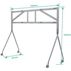 1x FloorStand for MeetingBoard 65 65 ETVRMA-Abwicklung nur mit einer 