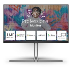 AOC U32U3CV Monitor PC 80 cm (31.5&quot;) 3840 x 2160 Pixel 4K Ultra HD LC