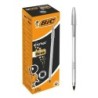 Penna a inchiostro liquido Bic 921339 Nero Argentato 032 mm (20 Pezzi)