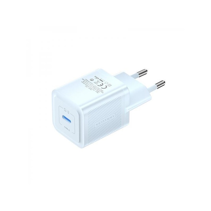 Caricabatterie GaN USB-C a 1 porta Vention (20 W) - blu Specifiche -M