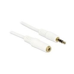 Delock Cavo di prolunga jack da 35 mm spina a 3 pin presa 2 m bianco