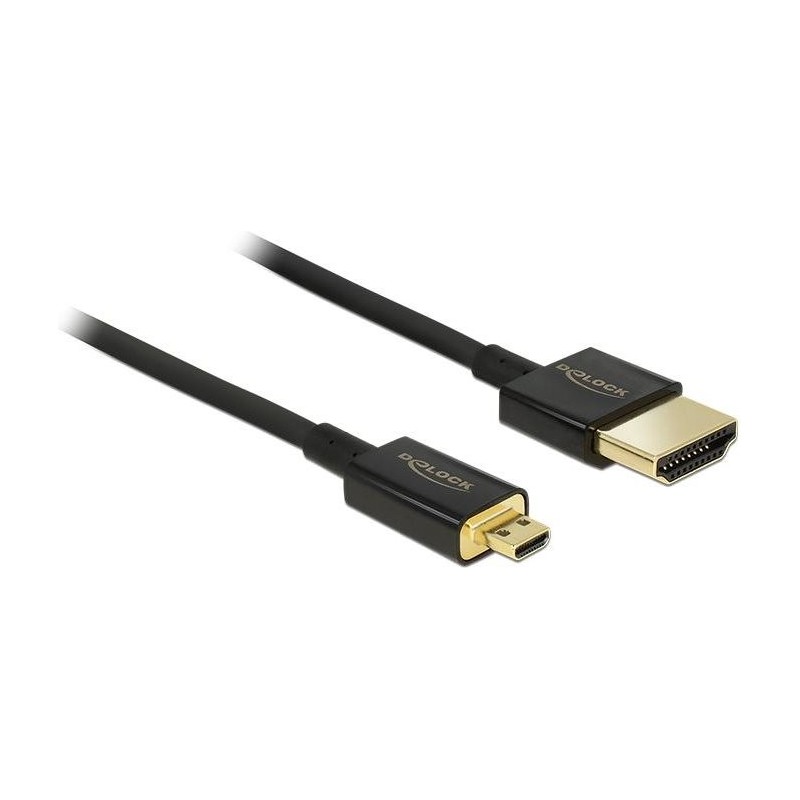 Delock Cavo HDMI ad alta velocit con Ethernet - HDMI-A maschio HDMI M