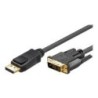 Goobay DisplayPort DVI-D 1.2 3m Nero