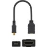 Adattatore HDMI - HDMI femmina (tipo A) HDMI micro maschio (tipo D)