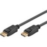 Cavo connettore DisplayPort 14 1 m nero - DisplayPort maschio Display