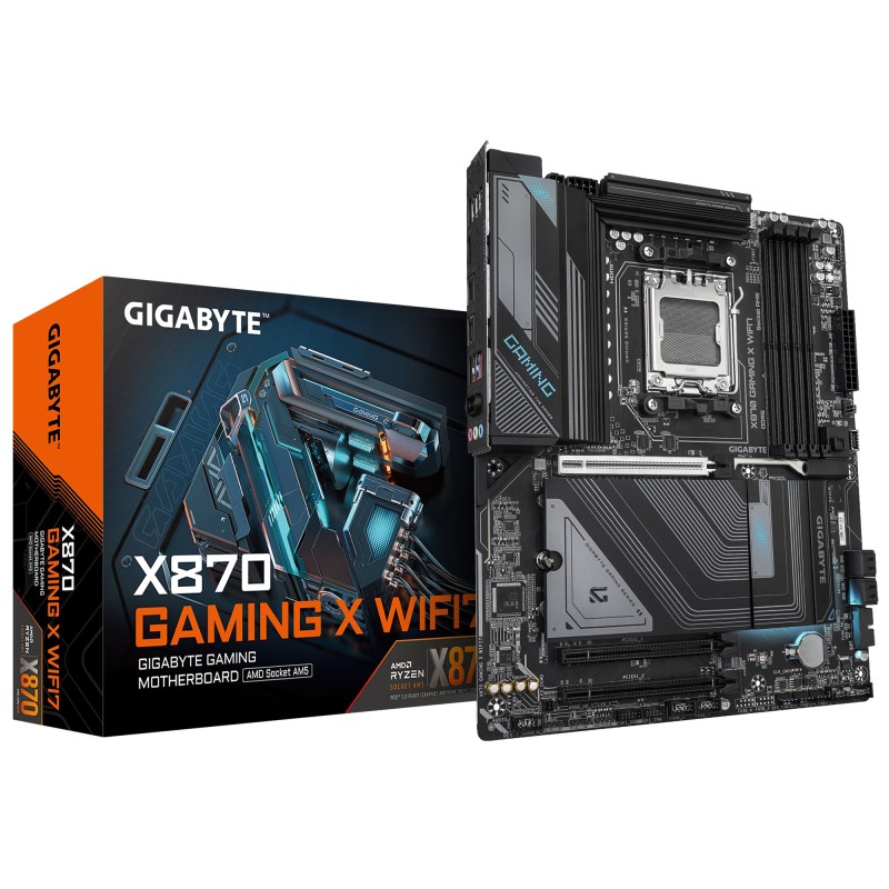 GIGABYTE Scheda Madre X870 GAMING X WIFI7 - Supporta CPU AMD Ryzen 90