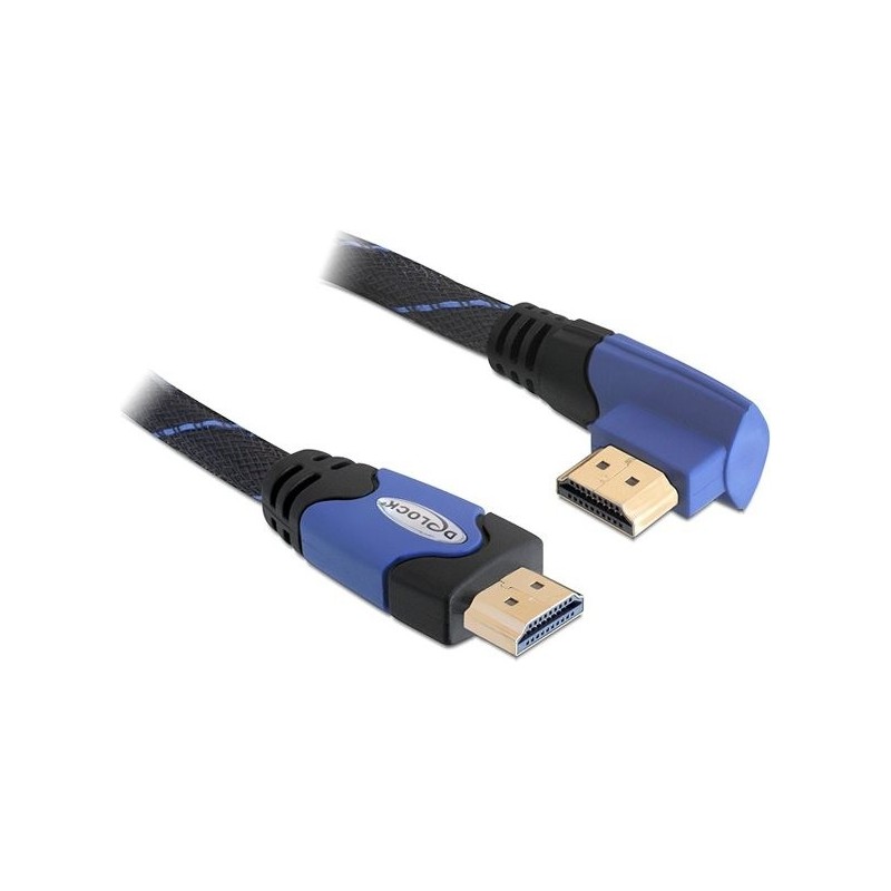 Cavo Delock HDMI A maschio HDMI A maschio angolato 4K 1 m