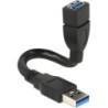 Cavo Delock USB 3.0 A maschio USB 3.0 A femmina ShapeCable 015 m