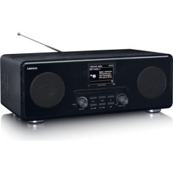 Lenco DIR-260BK Radio Internet WLAN con DAB Bluetooth e CD Nero