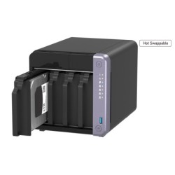 NAS assemblato QNAP TS-432X-4G 56TB (4x14TB)con HDD Seagate Exos