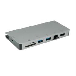 ROLINE Dockingstation C 1x 4K HDMI 1x VGA 2x USB3.2 Gen1 1x SD/MicroS