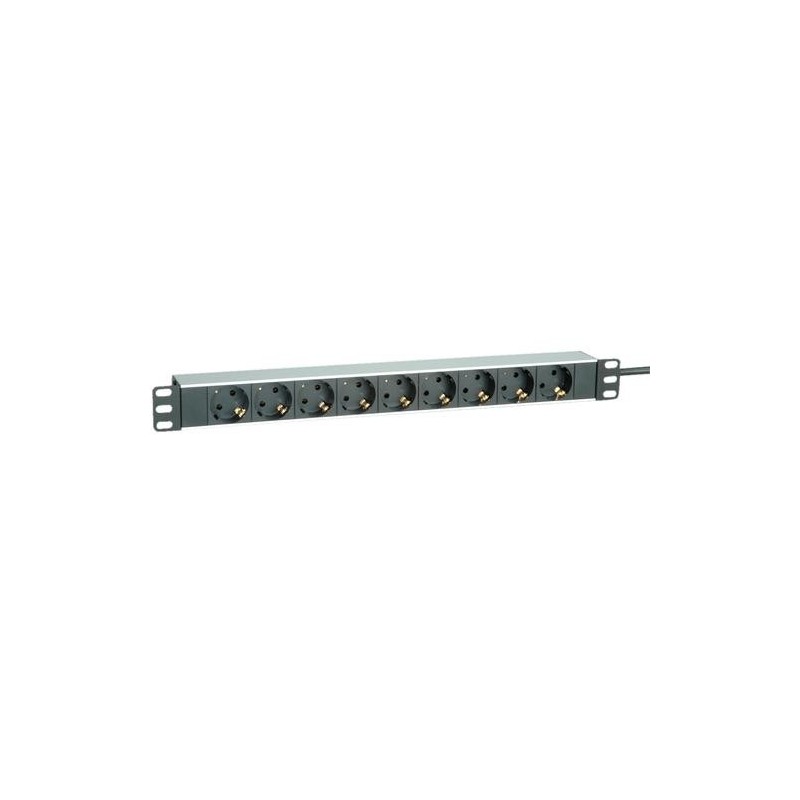 ROLINE PDU 19&quot; per Armadi 9 prese 45 16A Alluminio 2m