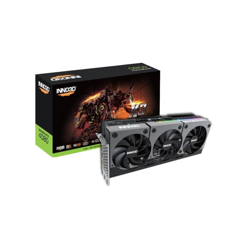 INNO3D VGA GEFORCE RTX 4080 RTX 4080 X3 16GB GDDR6X 3xDP/HDMI