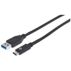 Manhattan 353373 cavo USB USB 3.2 Gen 2 (3.1 Gen 2) 1 m USB A USB C N