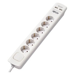 Tripp Lite TLP6G18USB protezione da sovraccarico Bianco 6 presa(e) AC