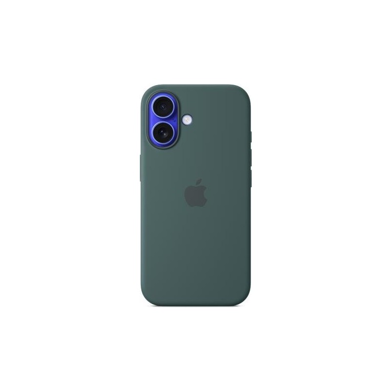 iPhone 16 Silicone Case with MagSafe - Lake Green