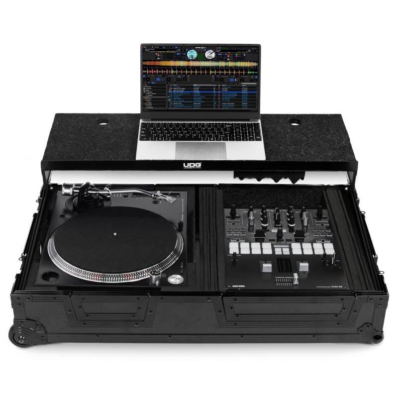 U91100BL - ULTIMATE FLIGHT CASE SINGLE TURNTABLE BATTLE/PLX-CRSS1210&quot;