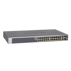 Netgear GS728TXP Smart Switch Gigabit a 24 porte budget PoE da 190 W 