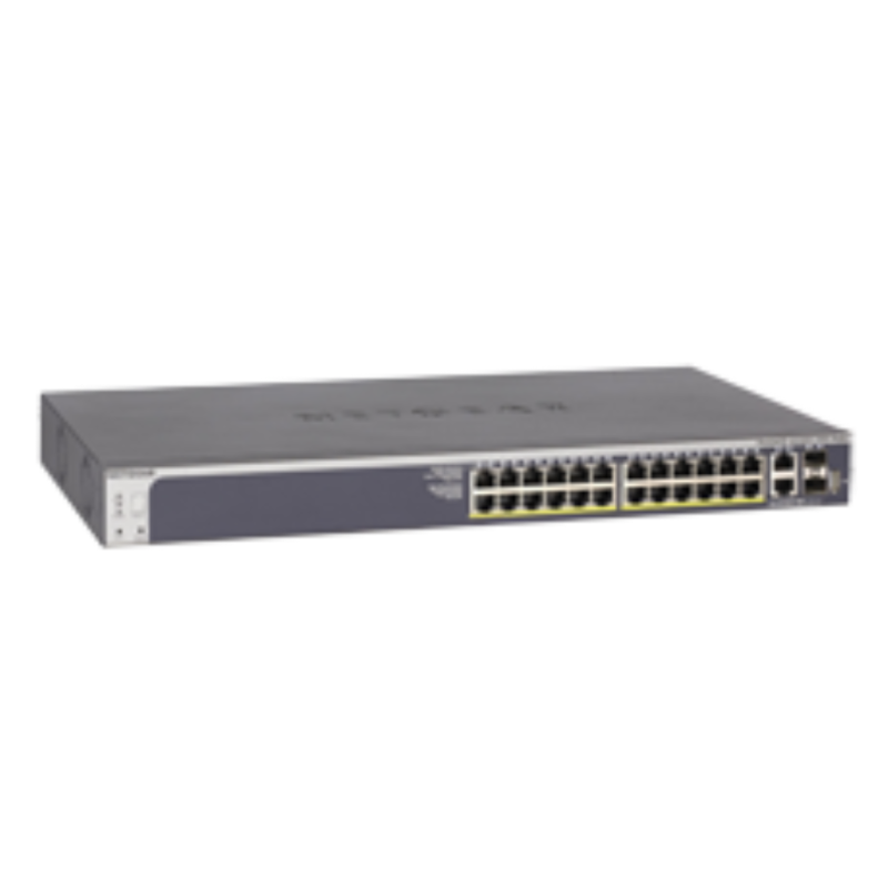 Netgear GS728TXP Smart Switch Gigabit a 24 porte budget PoE da 190 W 