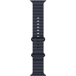 49mm Navy Ocean Band - Black Titanium Finish