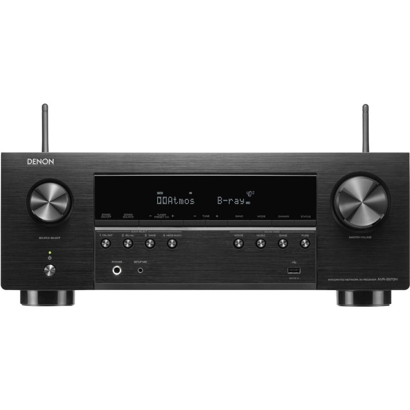 Denon AVR S970H AV-netv&Atilde;&brvbar;rksmodtager Sort